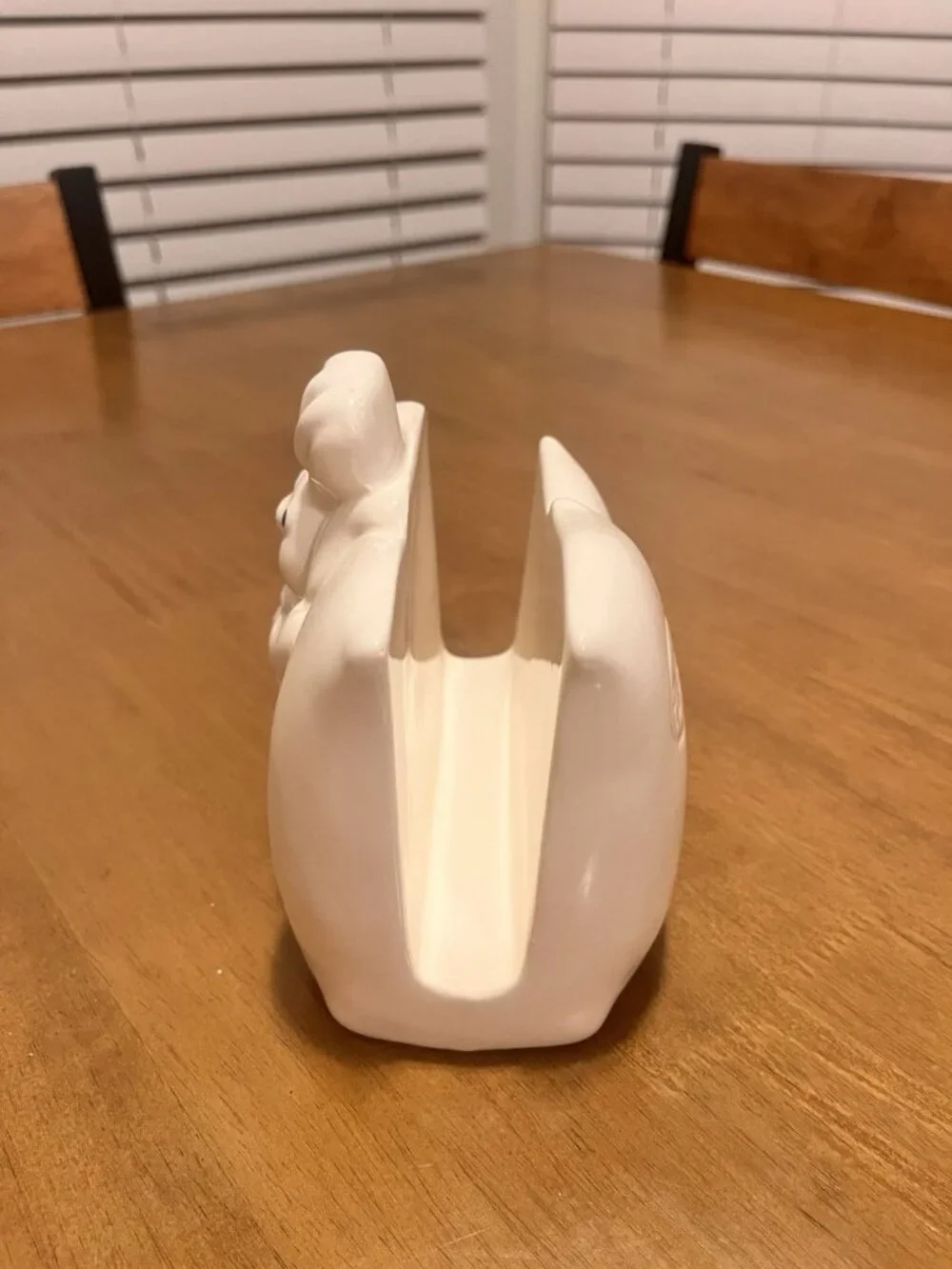 The Pillsbury Company White Porcelain Doughboy Napkin Holder 1988